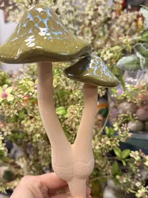 Grzyb ceramiczny podwójny z ruchomym kapeluszem