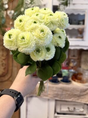 Stokrotka - kpl.6 szt poświata zielona