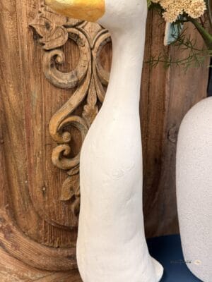 Gęś porcelanowa 12.8cm x 15.8cm x 50.5cm