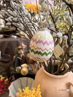 Jajko ozdobne do zawieszenia o wysokim połysku –