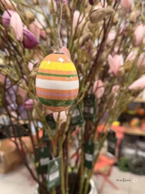 Jajko ozdobne do zawieszenia o wysokim połysku –