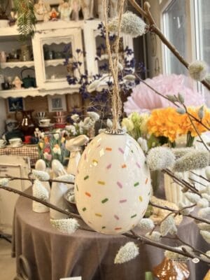 Jajko ozdobne do zawieszenia o wysokim połysku –